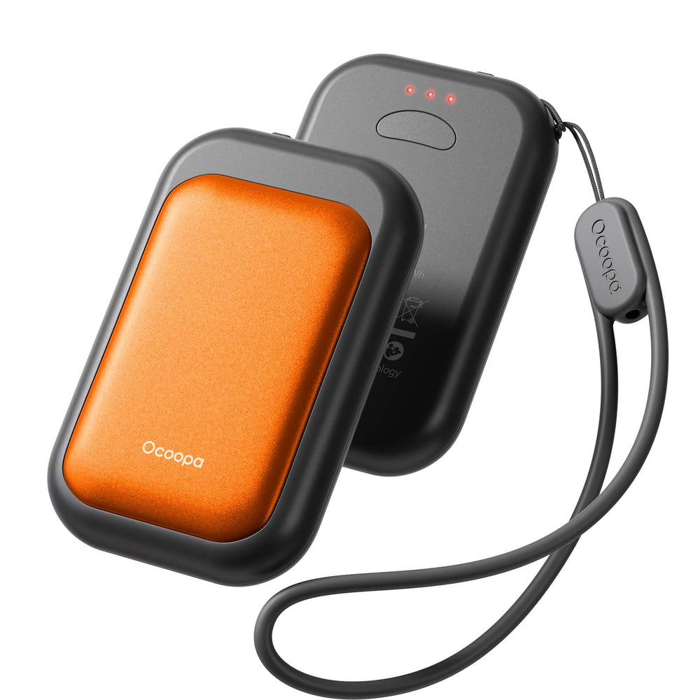 OCOOPA magnetic hand warmers 2-pack front view highlights ultra-compact pocket-ready design.