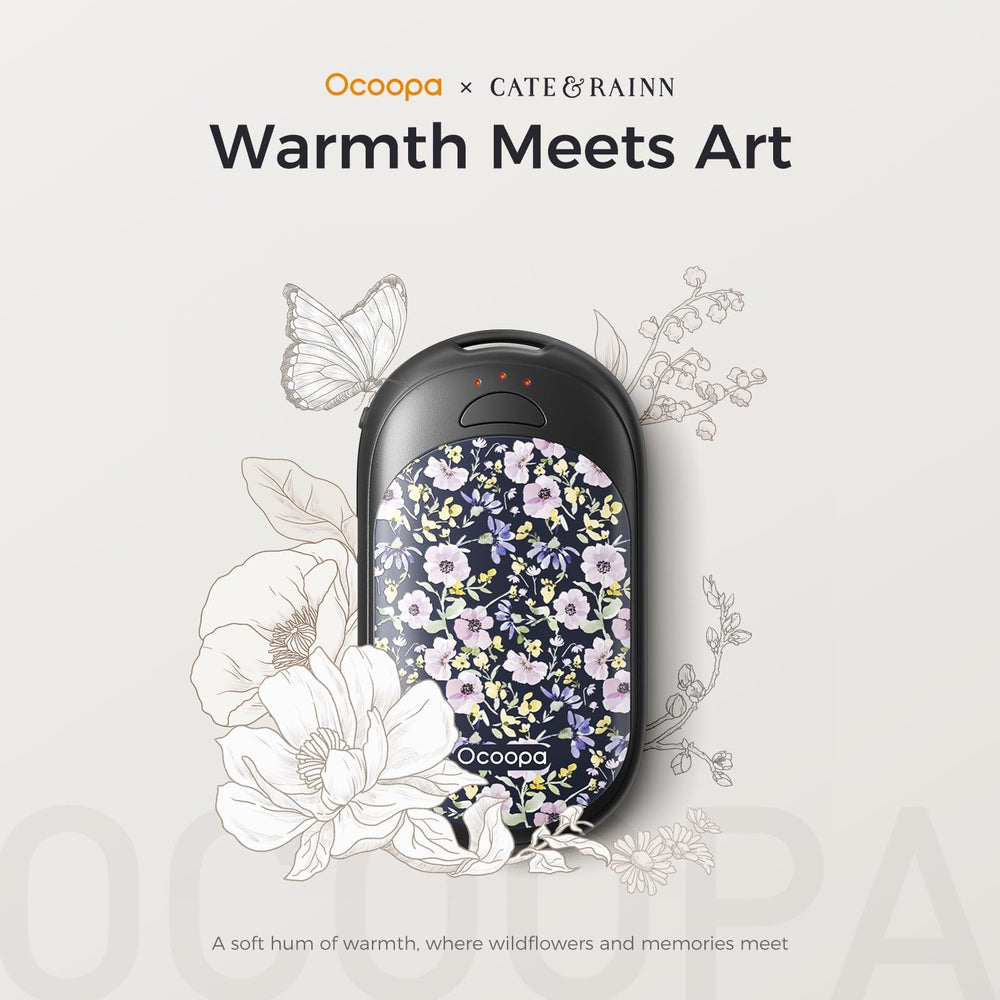 OCOOPA magnetic hand warmers USB-C charging for convenient recharges on the go