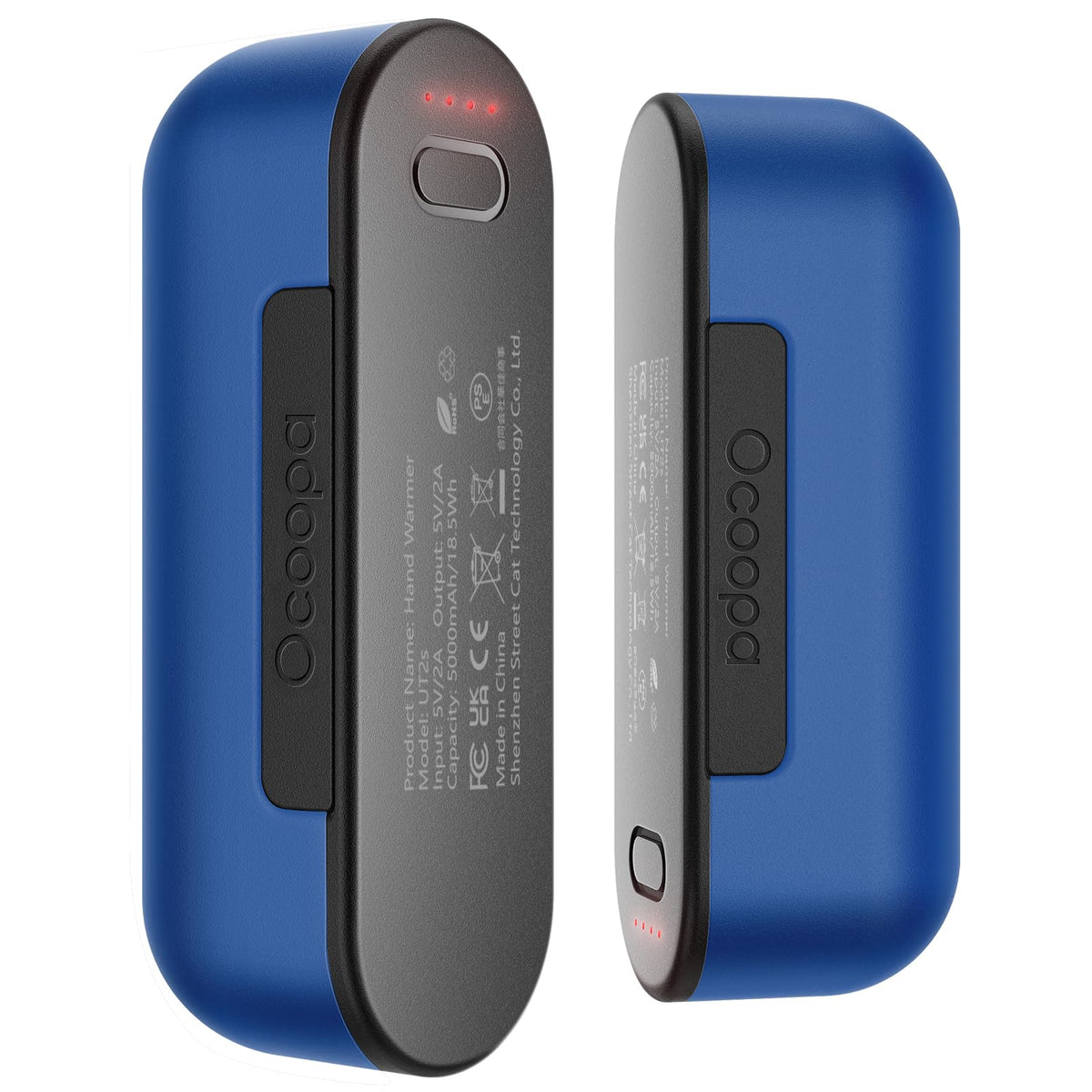 OCOOPA MagTwins connected hand warmers delivering palm warmth for outdoor adventures.