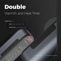 OCOOPA MagTwins heat level selector for precise warmth.