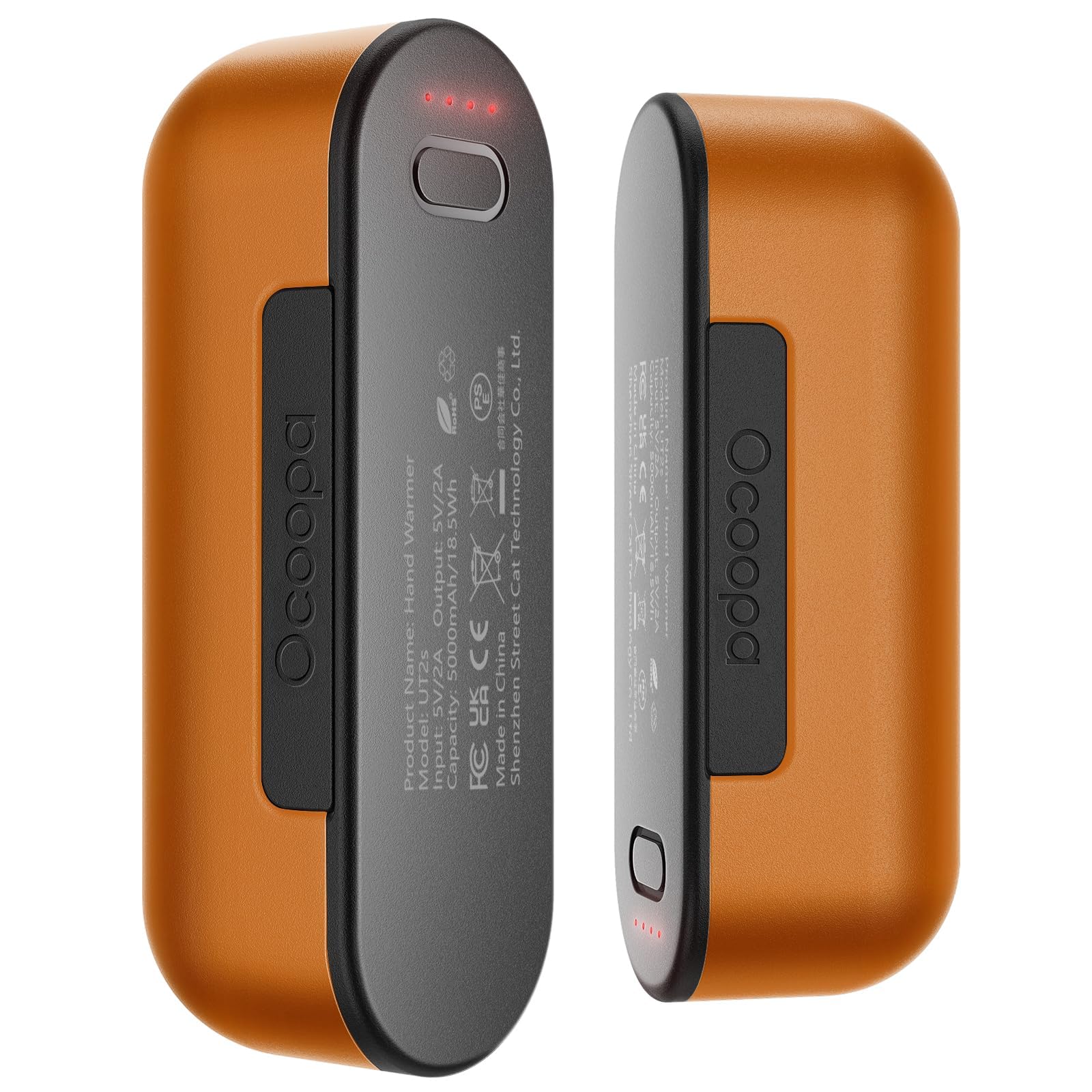 OCOOPA MagTwins two-pack joined for instant warmth during cold outdoor activities.