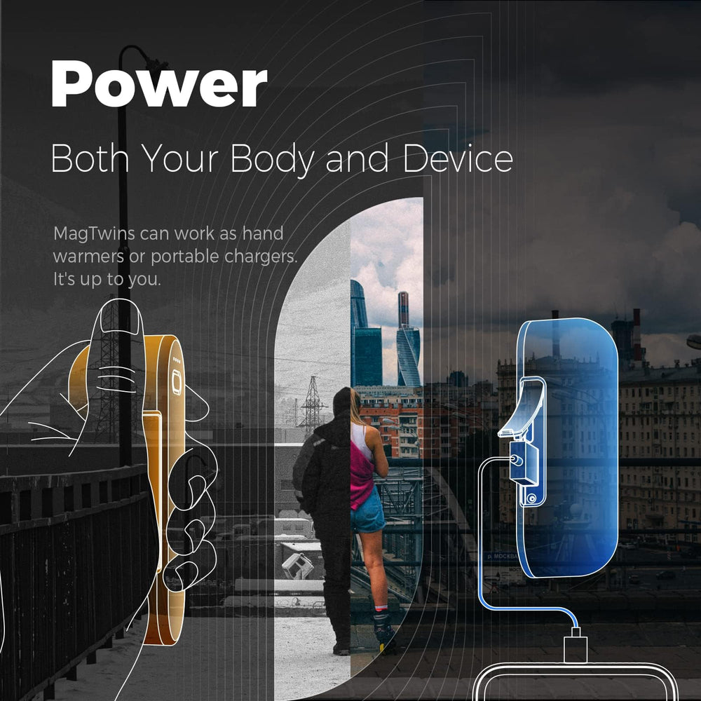 OCOOPA MagTwins USB-C charging powers a phone up to 1.5x.