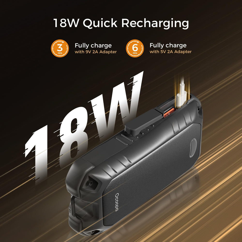 OCOOPA nylon strap enhances portability for quick hands-free carry