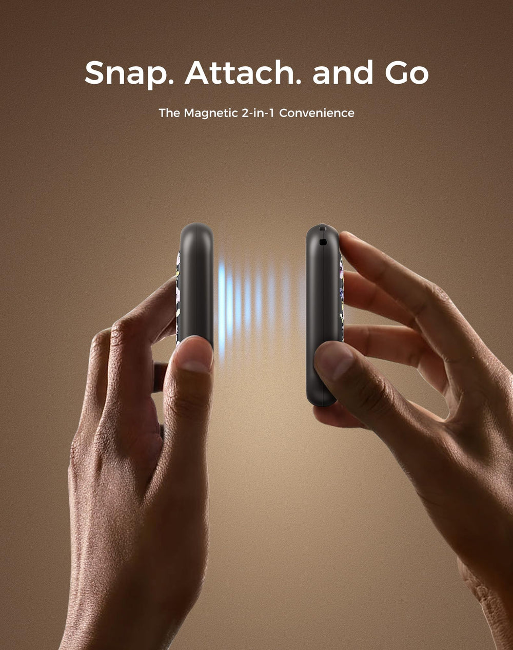 OCOOPA USB-C charging cable illustrates quick recharge for fast warm-up.
