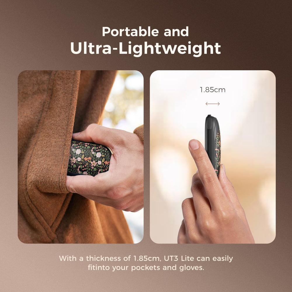 OCOOPA USB-C charging hand warmers for quick recharging on the go.