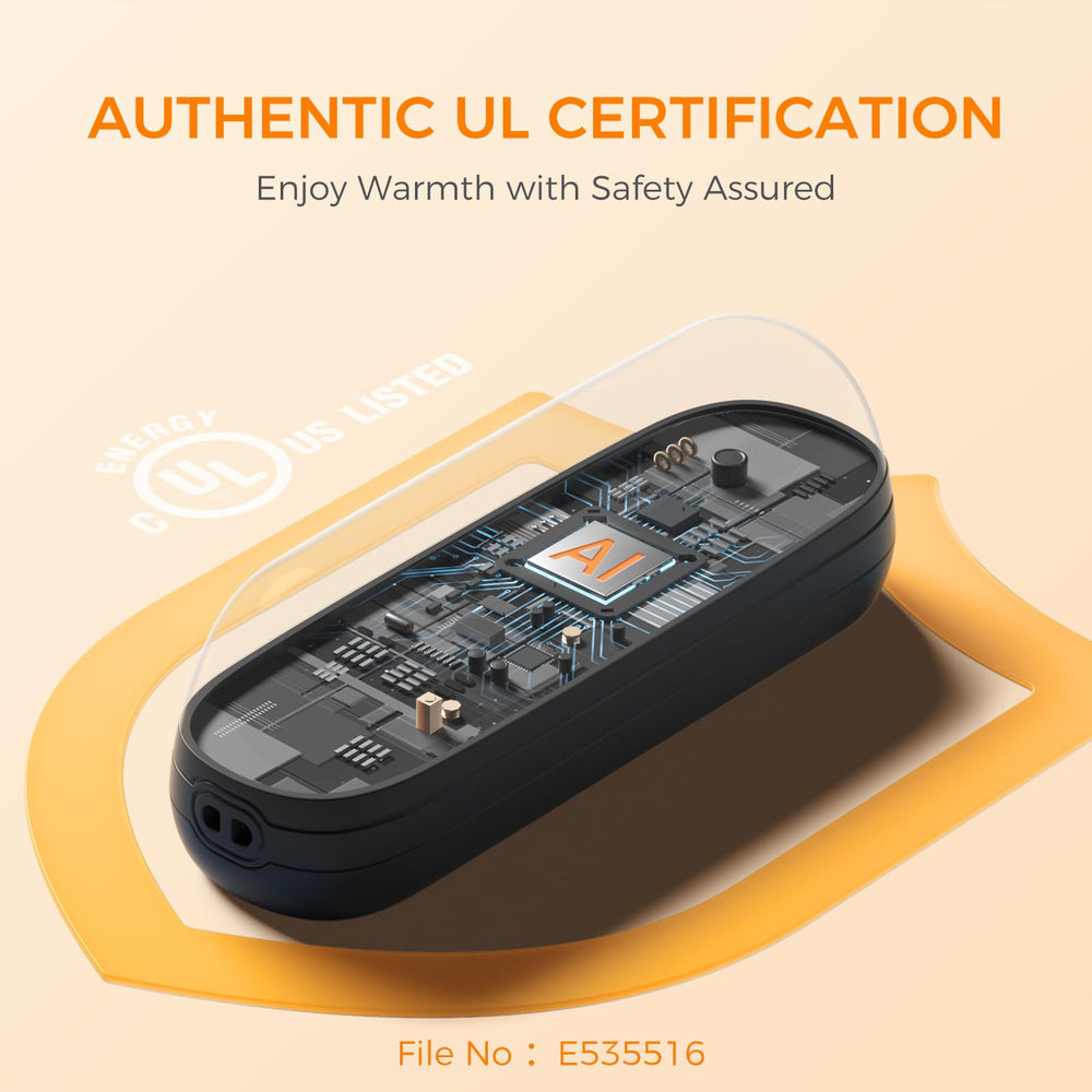 OCOOPA UT2s compact pocket heater fits easily in pockets for travel warmth.