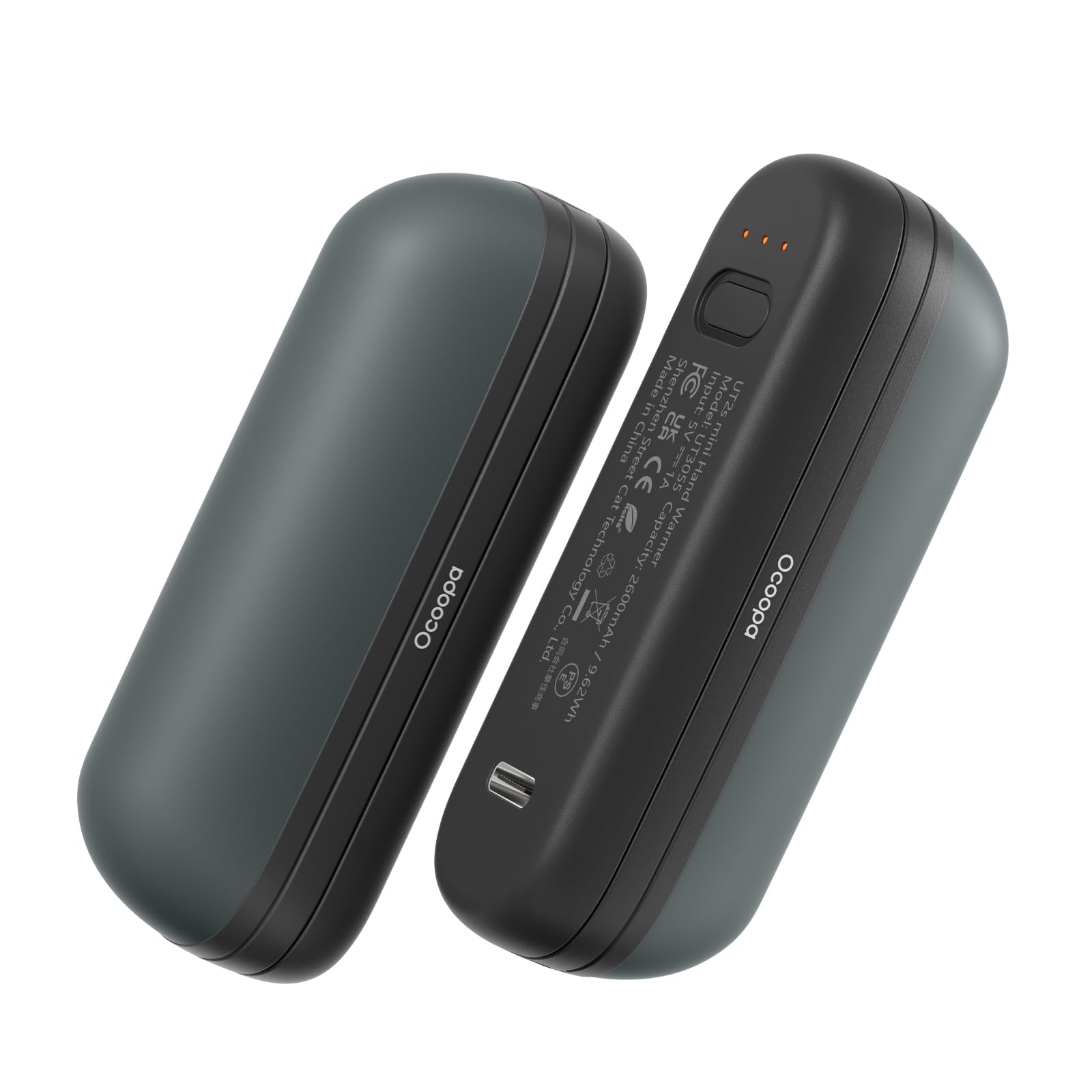 OCOOPA UT2s mini hand warmers in a compact design for easy portability.