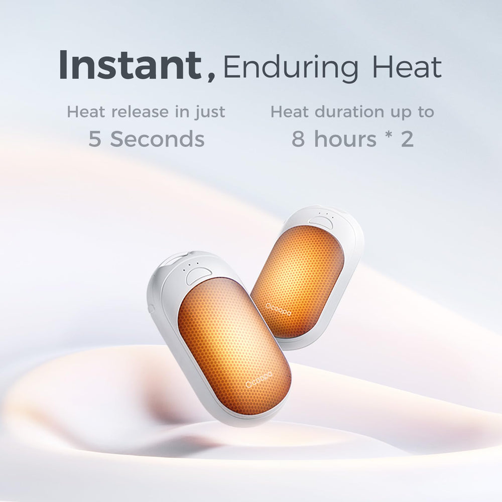 OCOOPA UT3 Lite instant heat in 5 seconds for quick warmth outside.