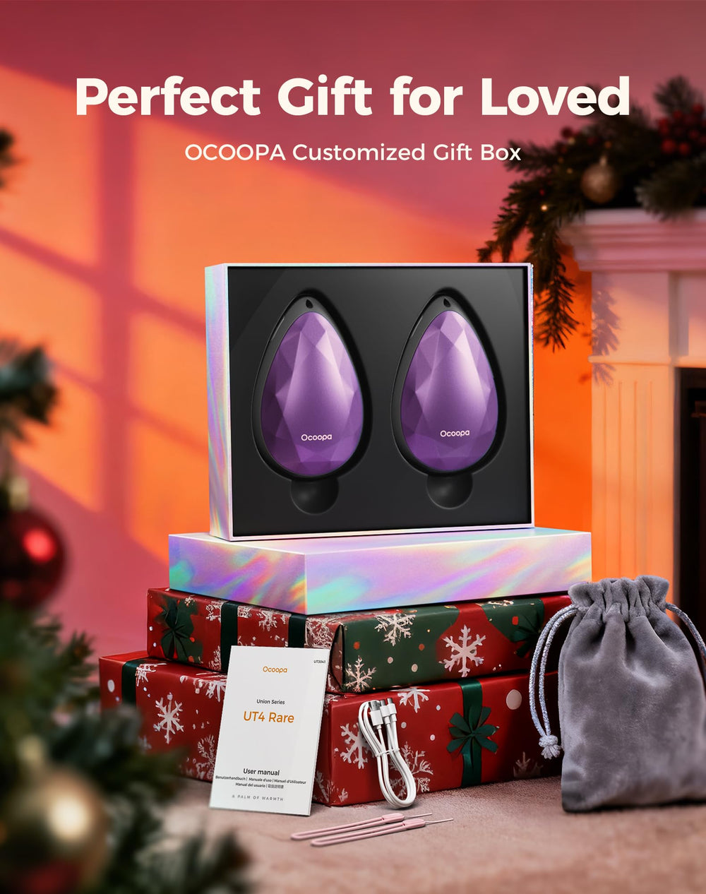 OCOOPA UT4 Rare gift-ready packaging for winter gifting.