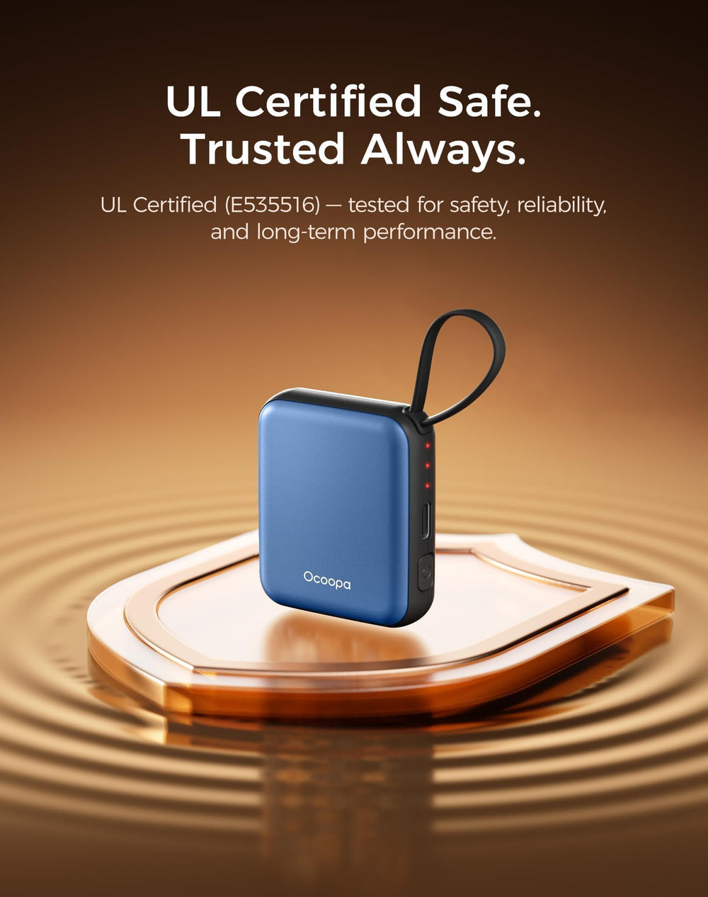 OCOOPA UT5 Nano ultra-slim profile fits in pockets or gloves for discreet warmth.