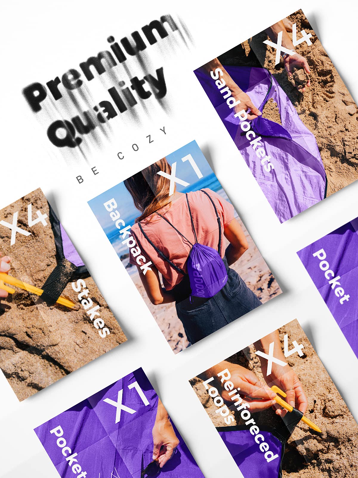 OCOOPA water-resistant fabric keeps moisture away during outdoor lounging.