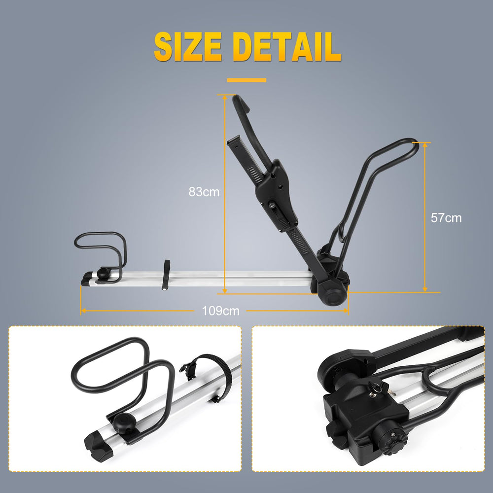 OCPTY aluminum roof rack on SUV demonstrates easy installation and sturdy support
