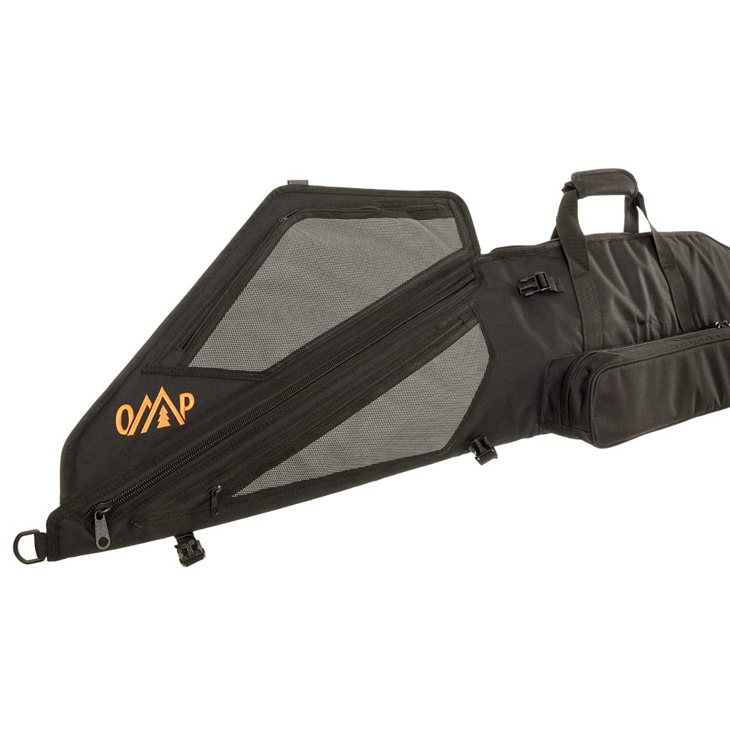 October Mountain Products recurve case showing offset carry handle for balanced on-the-go transport.