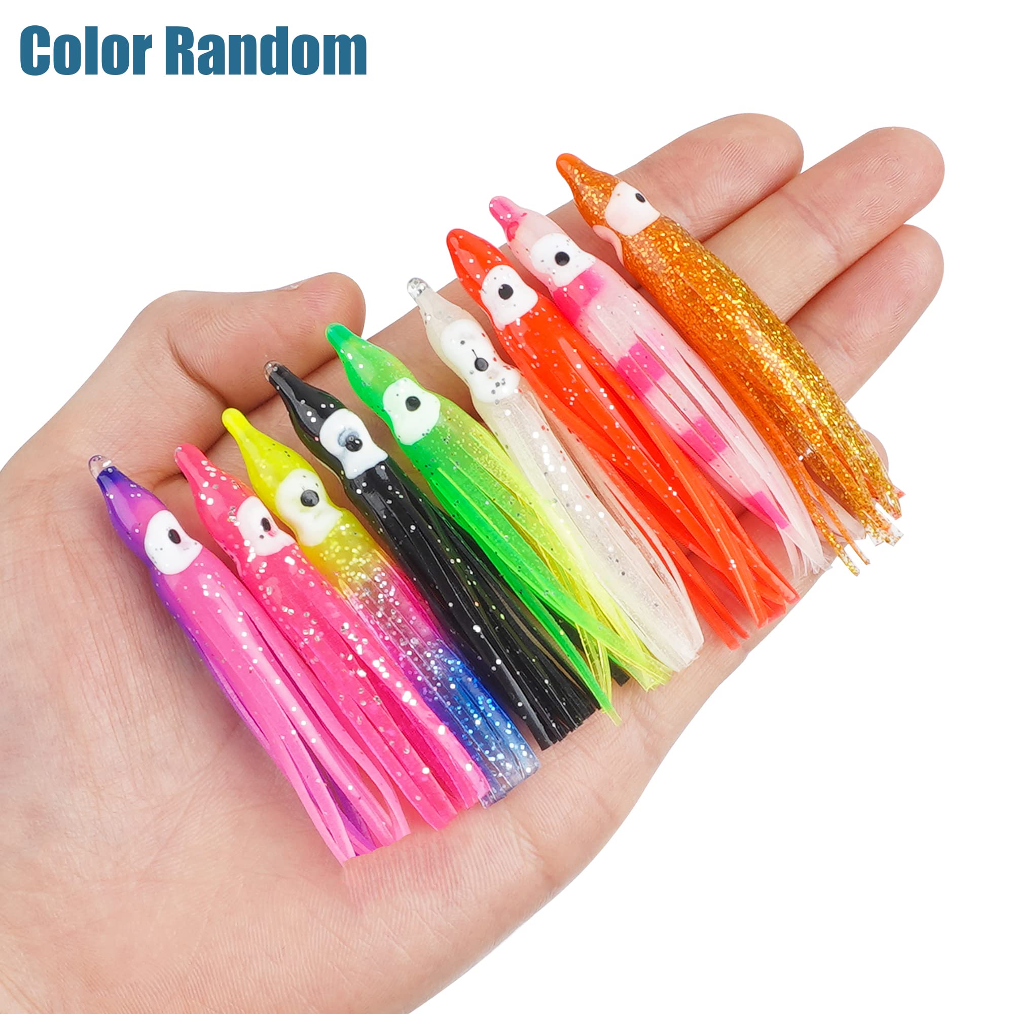 Premium PVC material octopus squid skirts lure