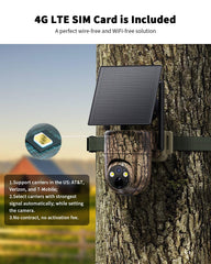 Oculview cellular trail camera solar panel image highlights endless power for remote surveillance.