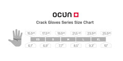 Ocun Crack Gloves in action on rock climbing route