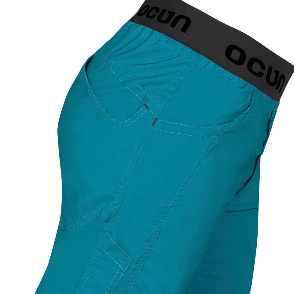 Ocun Men’s Mania Eco Pants rear view demonstrates versatile climbing fit.
