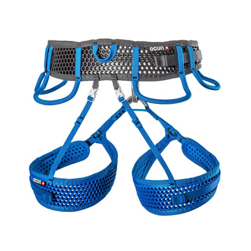 Ocun WeBee harness S gear loops area for organized carrying.