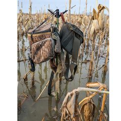 Close-up of OD Green powder-coated finish