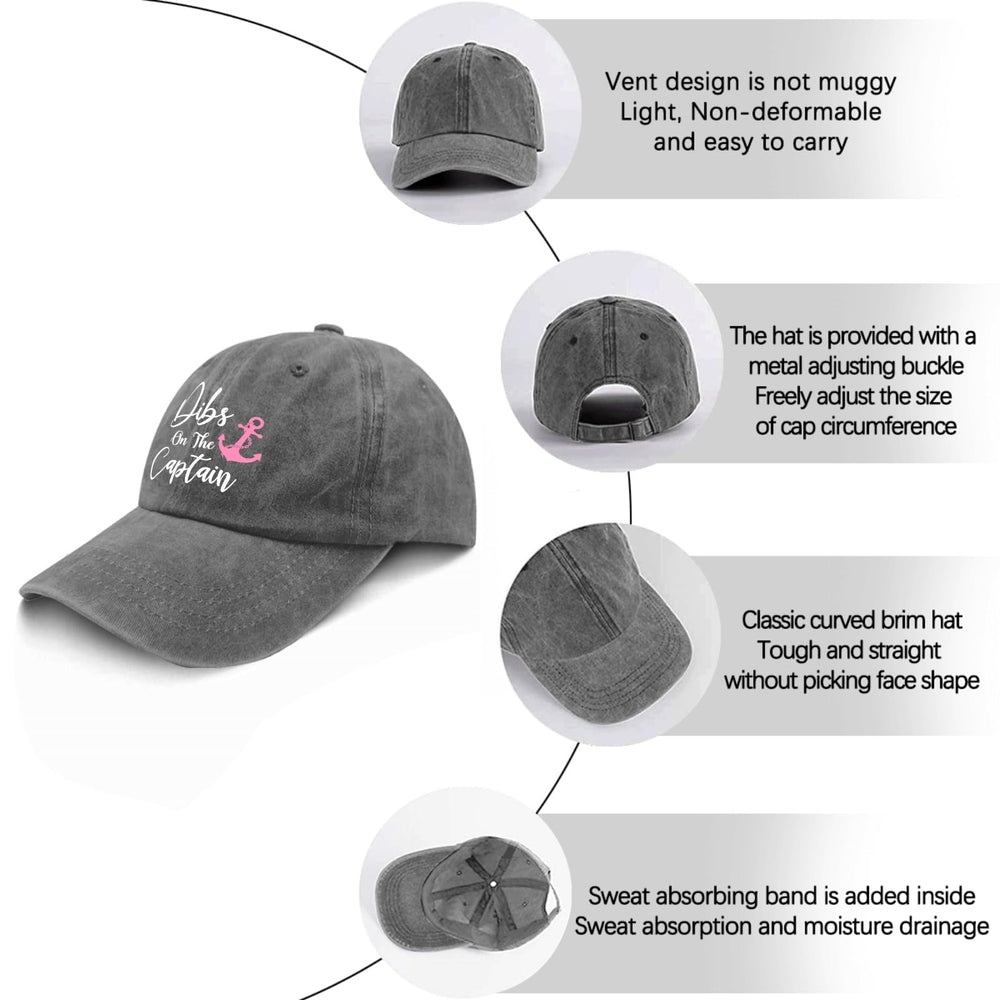 ODCRAT Captain Baseball Cap perfect for family photos and casual outings.
