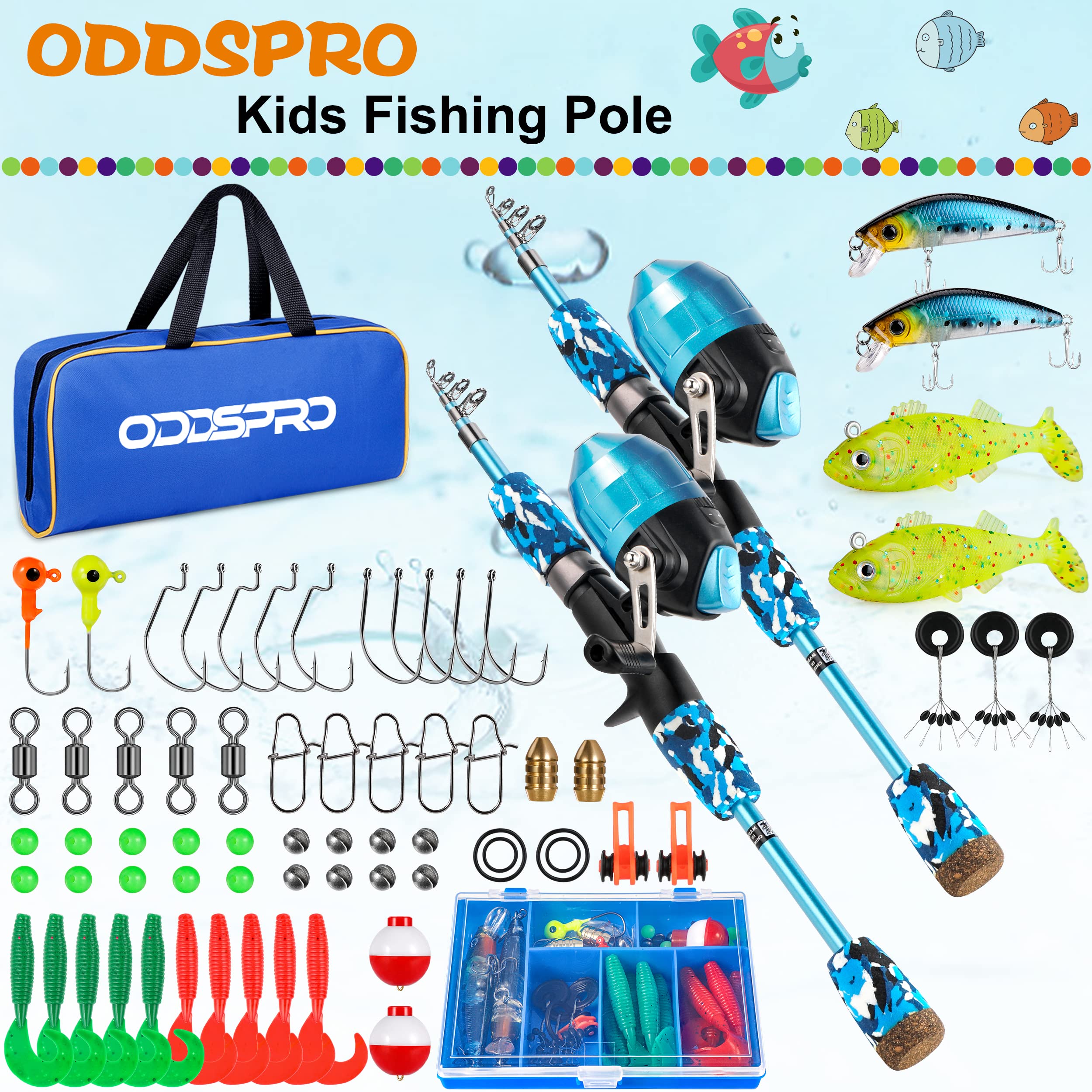 ODDSPRO travel bag keeps the kit organized for family trips