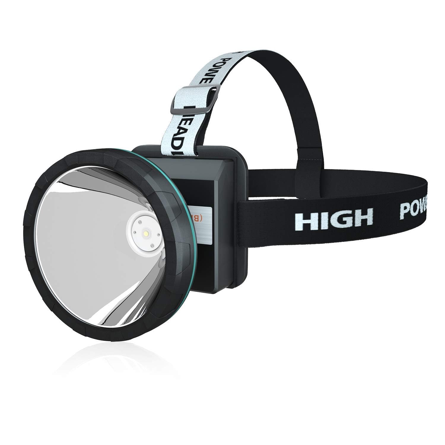 ODEAR Bright Headlamp front view shows a powerful beam for distant visibility outdoors.