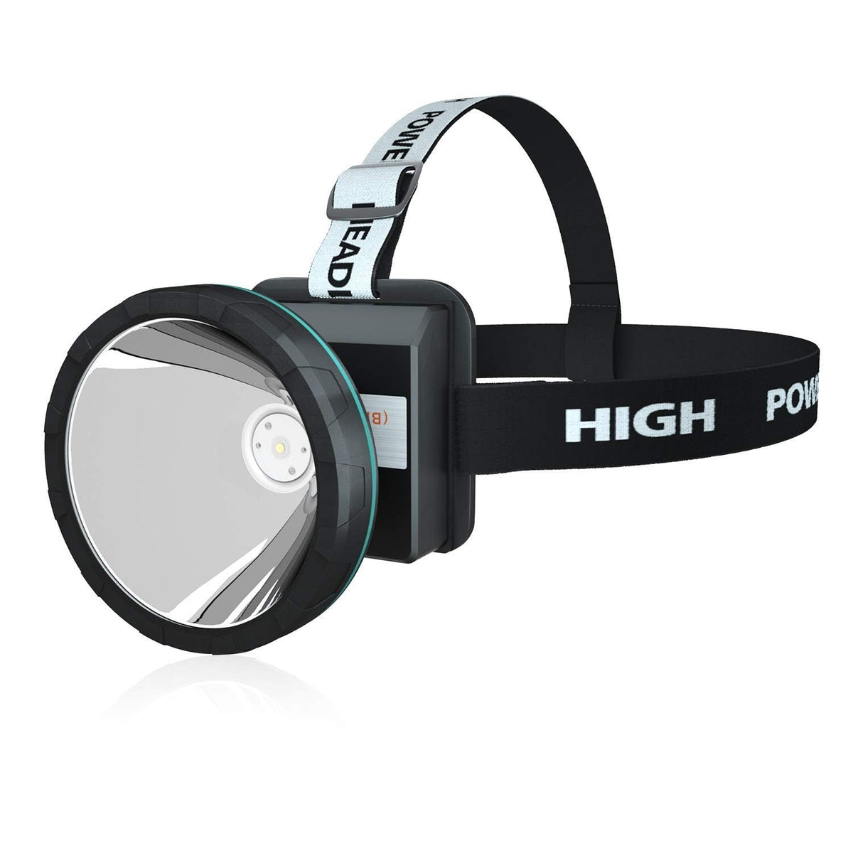 ODEAR Bright Headlamp front view shows a powerful beam for distant visibility outdoors.
