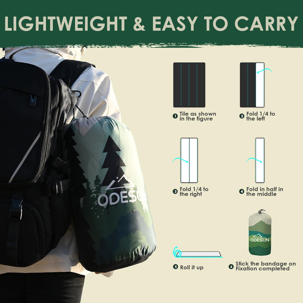 ODESUN down-alternative blanket gift-ready packaging ideal for outdoor enthusiasts.