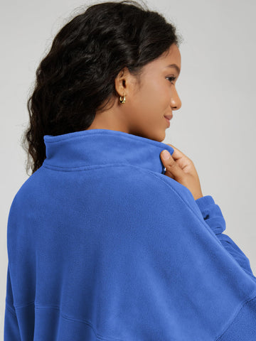 ODODOS drop-shoulder design provides a relaxed fit for casual layering.