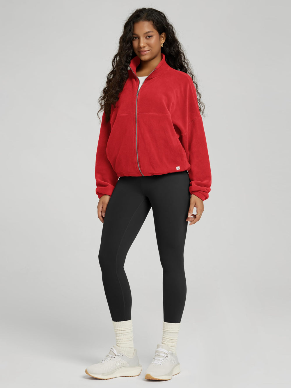 ODODOS jacket red pockets highlight convenient storage for essentials