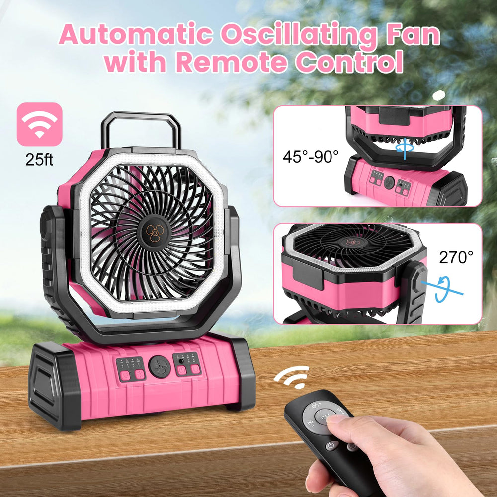 Odoland 270-degree swivel head directs airflow precisely