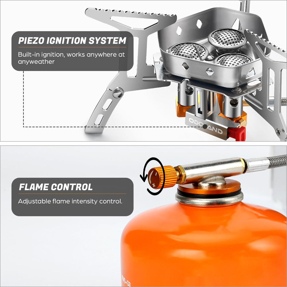 Odoland 6800W stove delivers high heat for rapid cooking and boiling.