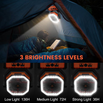 Odoland lantern brightness settings for soft camp lighting