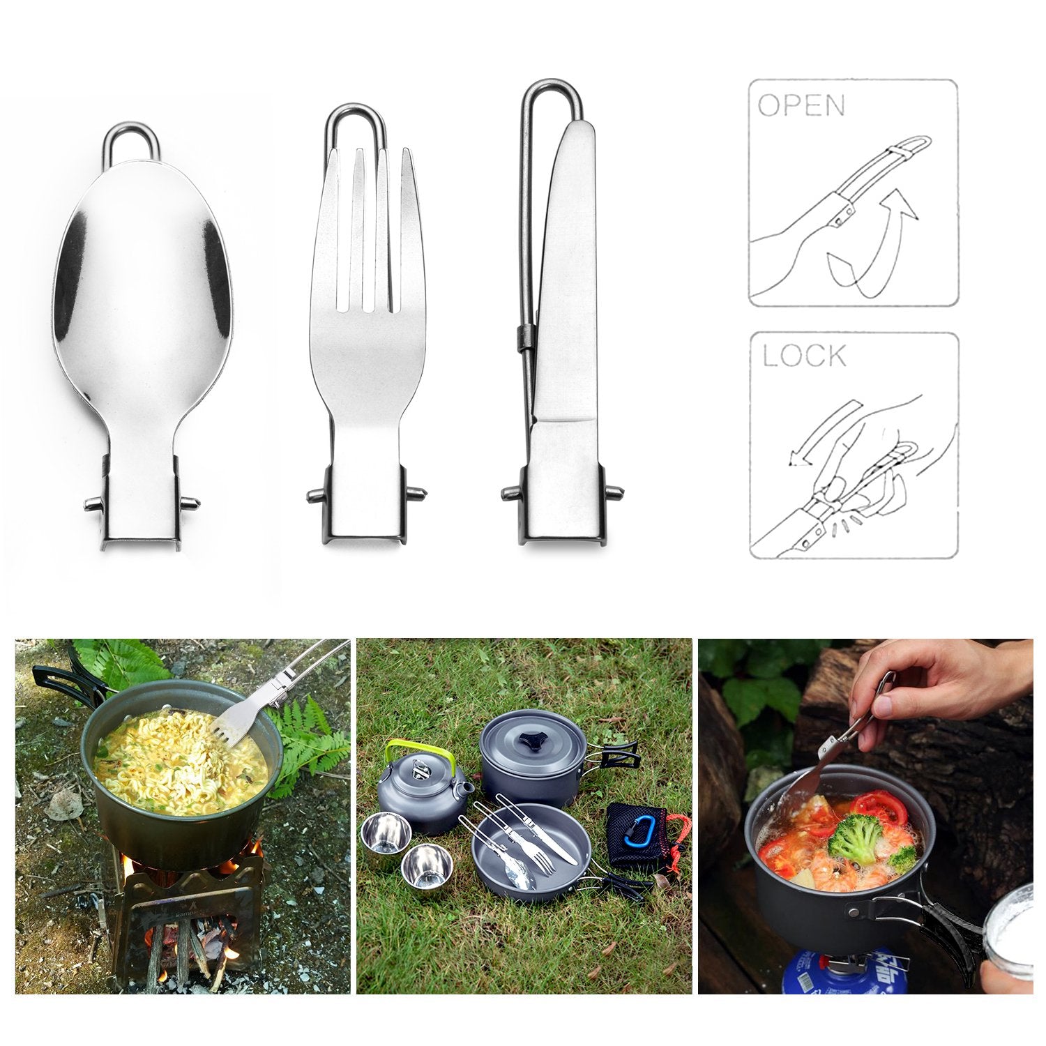 Odoland fork for basic dining needs at camp
