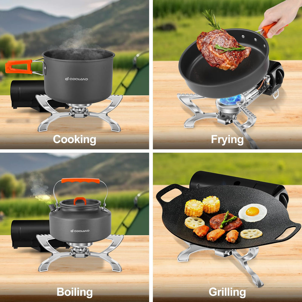 Odoland carrying bag keeps stove ready and organized for camping trips