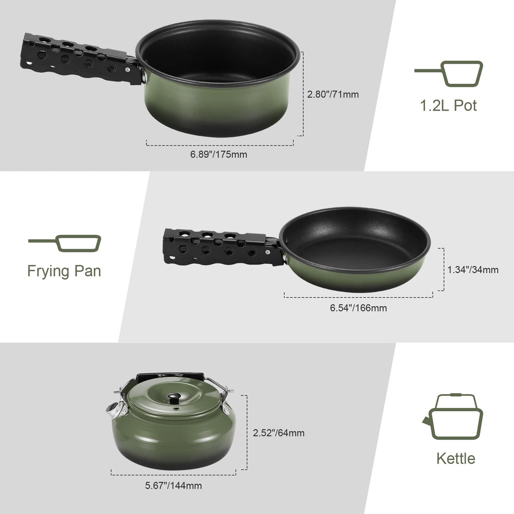 Odoland compact-pack dimensions show lightweight travel-friendly gear.
