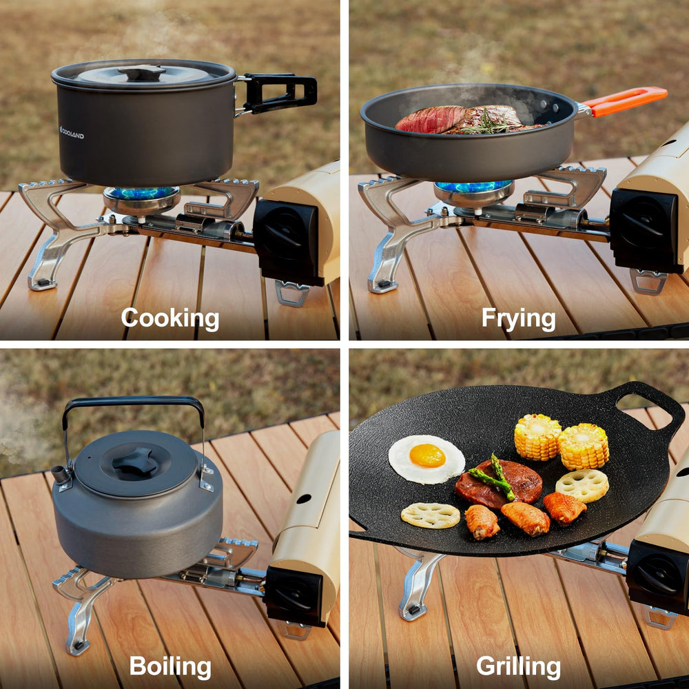 Odoland carrying bag with stove for easy transportation on hikes and picnics