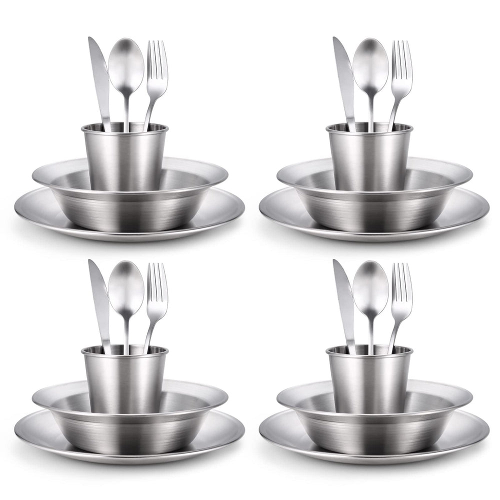 Odoland camping mess kit cups for durable outdoor hydration