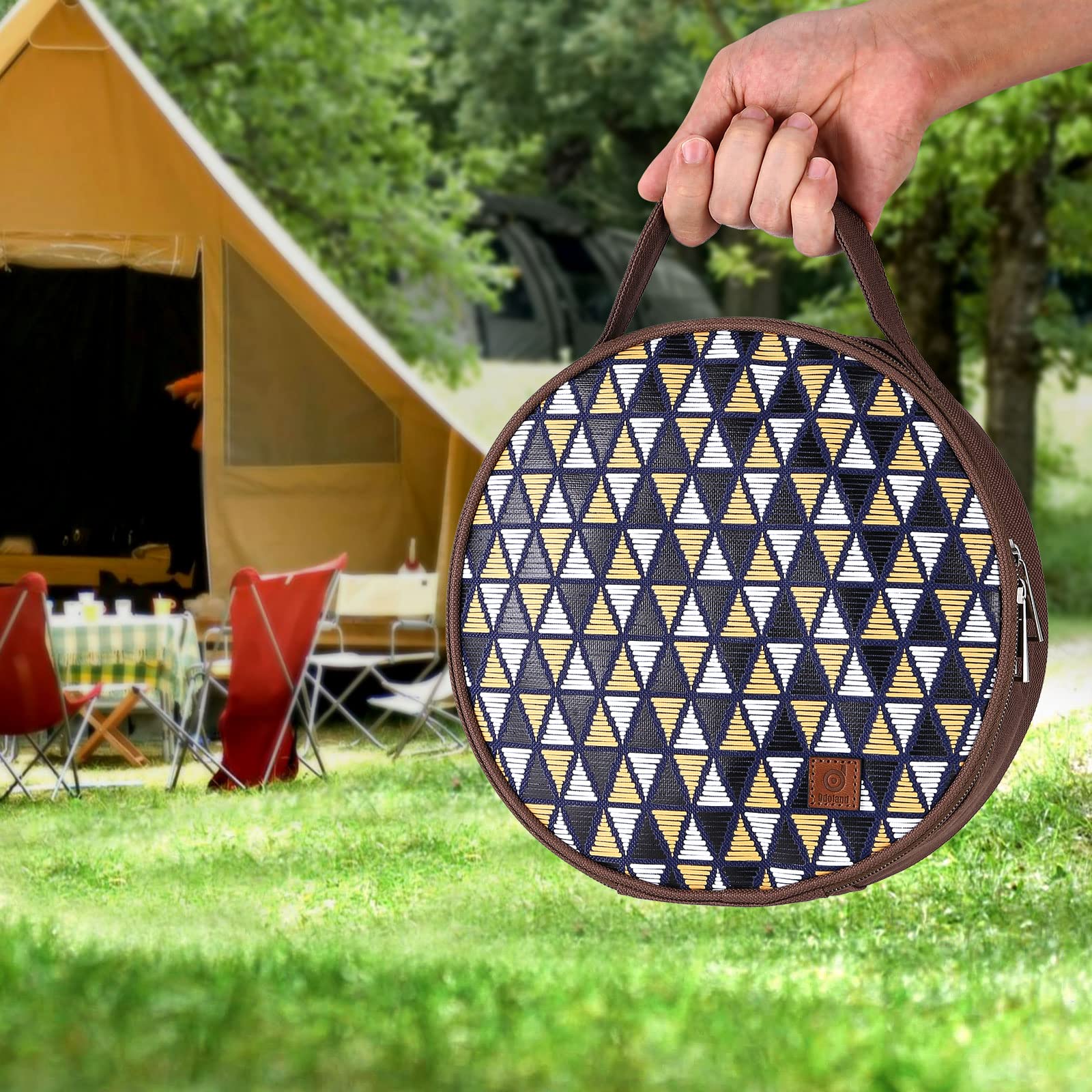 Odoland dishwasher-safe camping mess kit for quick cleanup