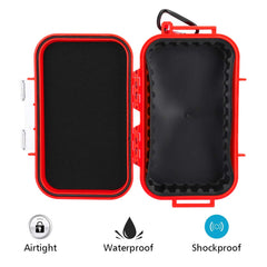 Odorkle red top view highlights compact storage for essential tools.