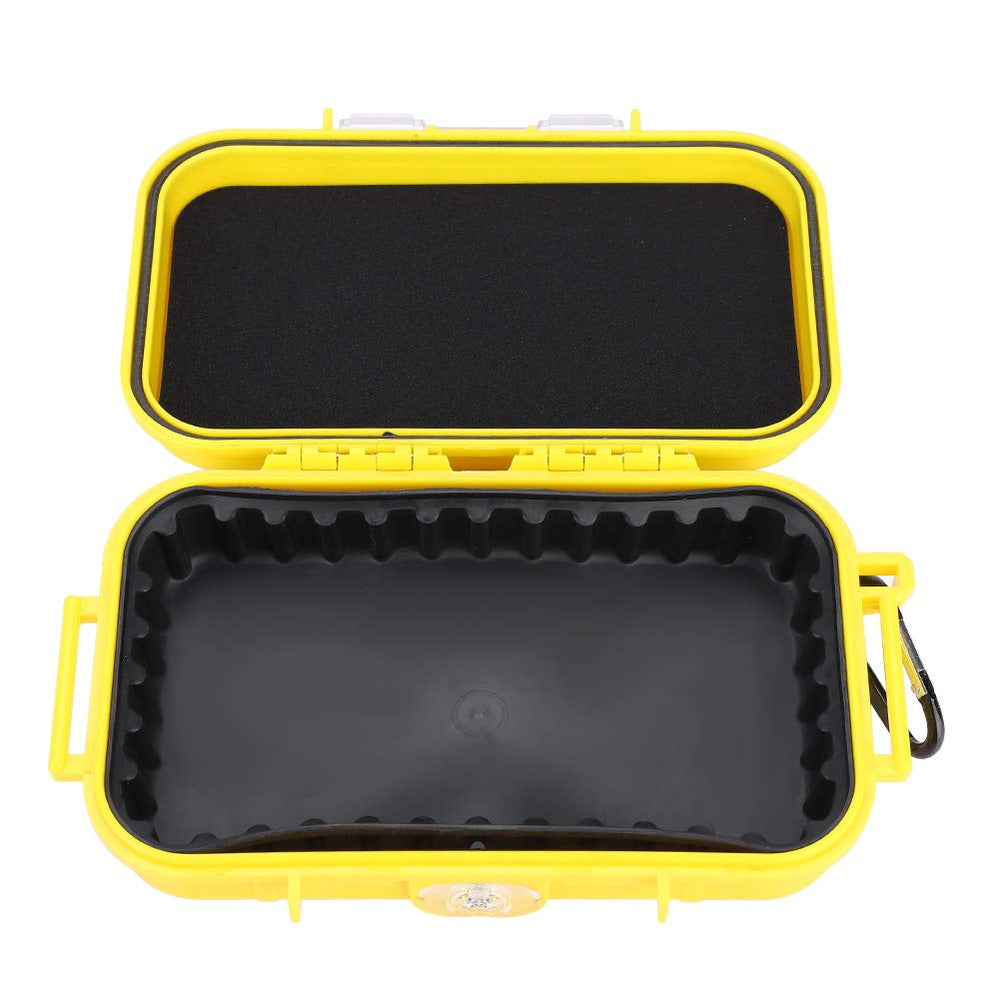 Odorkle yellow interior view with compact space for essential survival items.