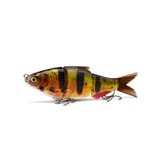 ODS Bionic Lure 3-segmented swimbait with fiber tail – front view