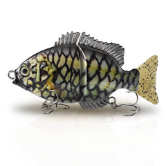 ODS Glide Bait Bluegill Sunfish Color C – front view of lifelike jointed lure