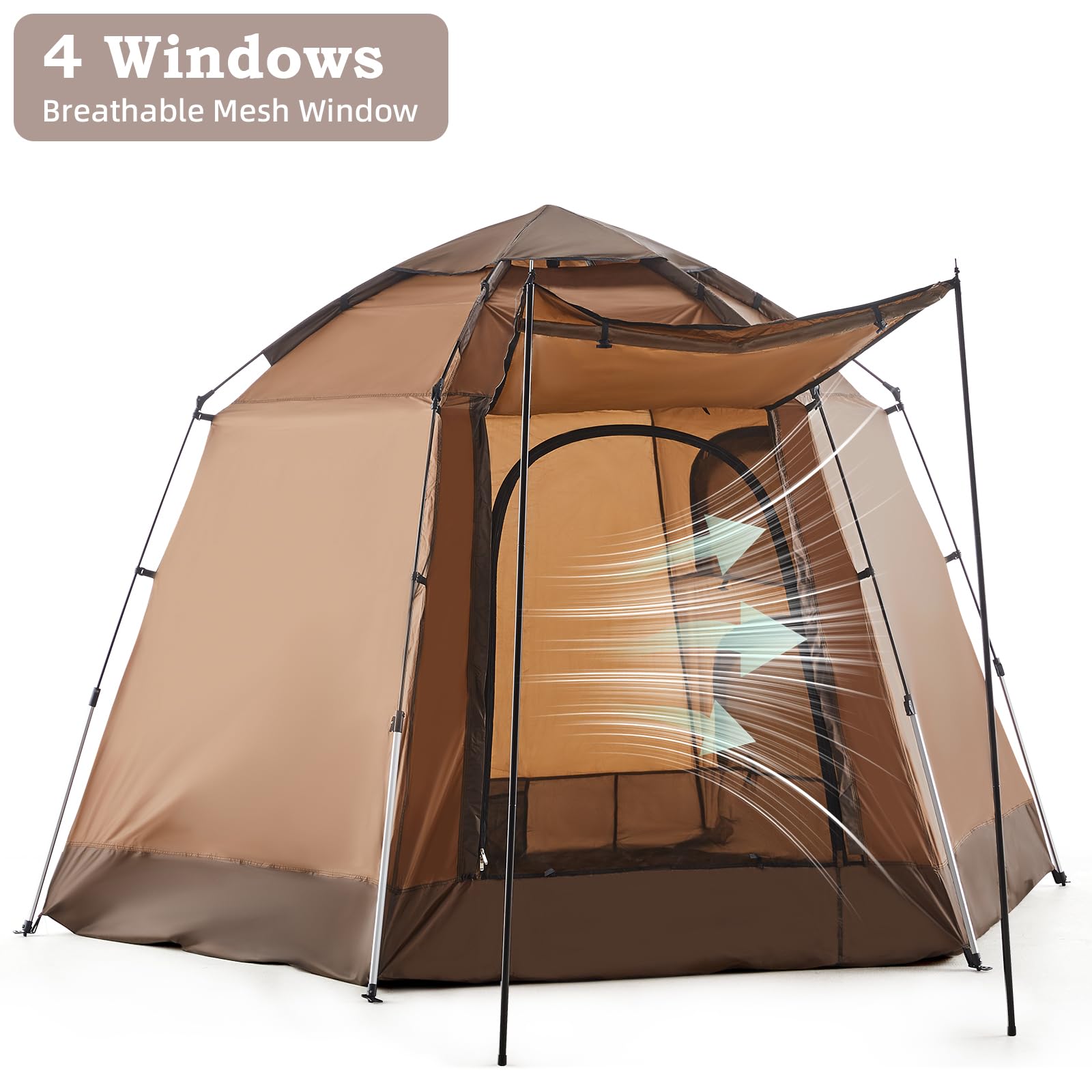 OFCASA tent versatile for forest, beach, and mountain trips.