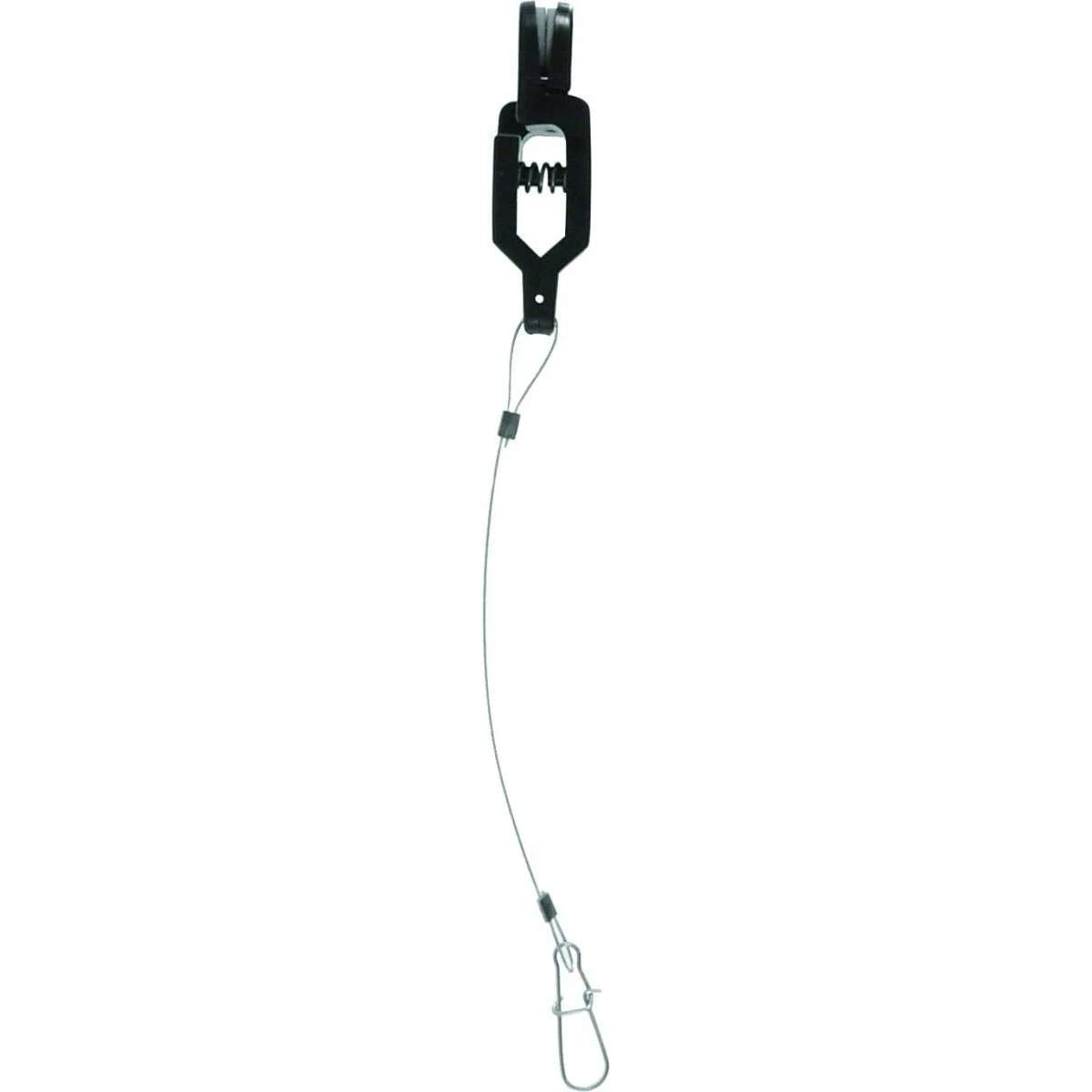 Off Shore Downrigger Line Release in action for trolling heavy monofilament lines