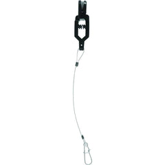 Off Shore Downrigger Line Release in action for trolling heavy monofilament lines