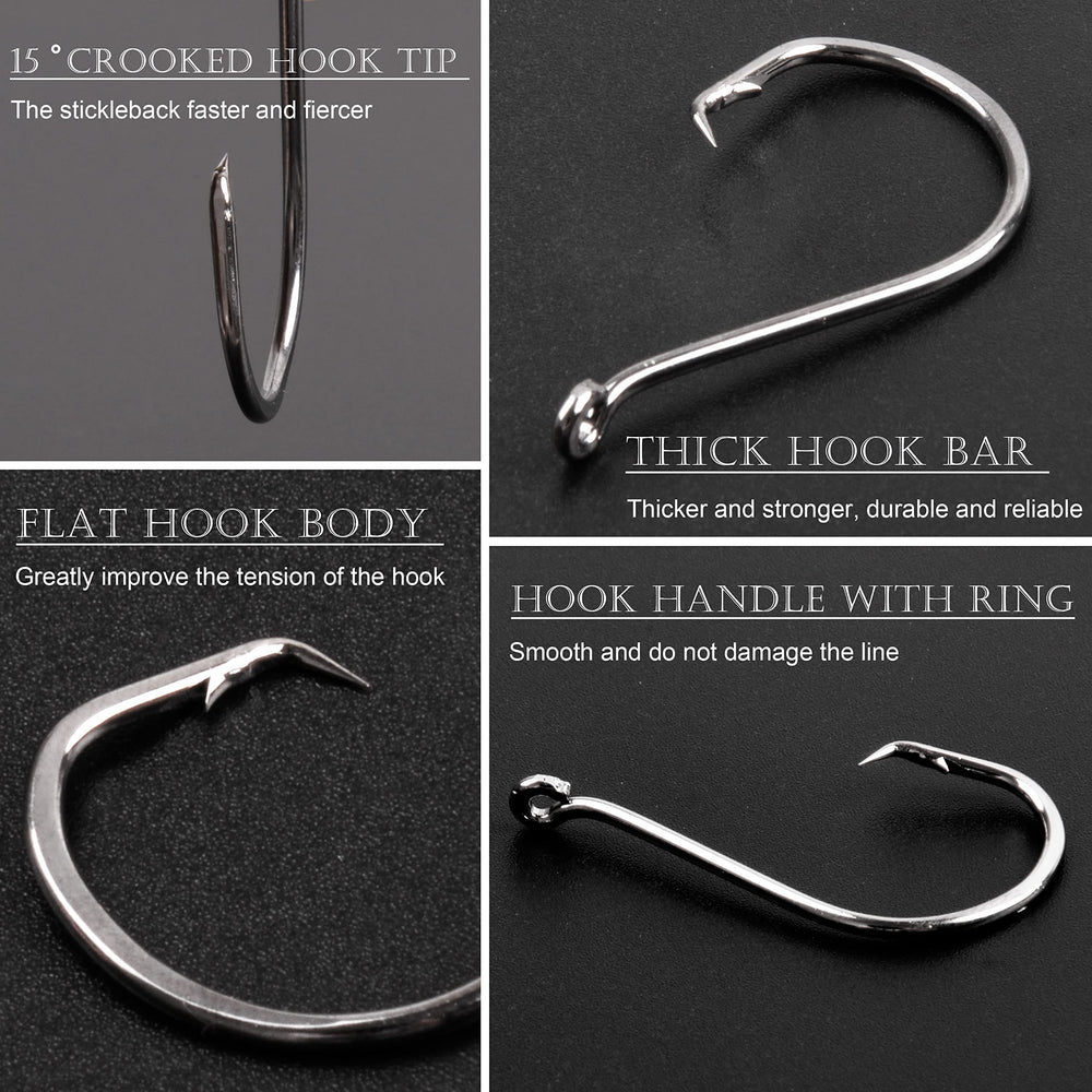 Sizes included in the kit: 1 to 5/0