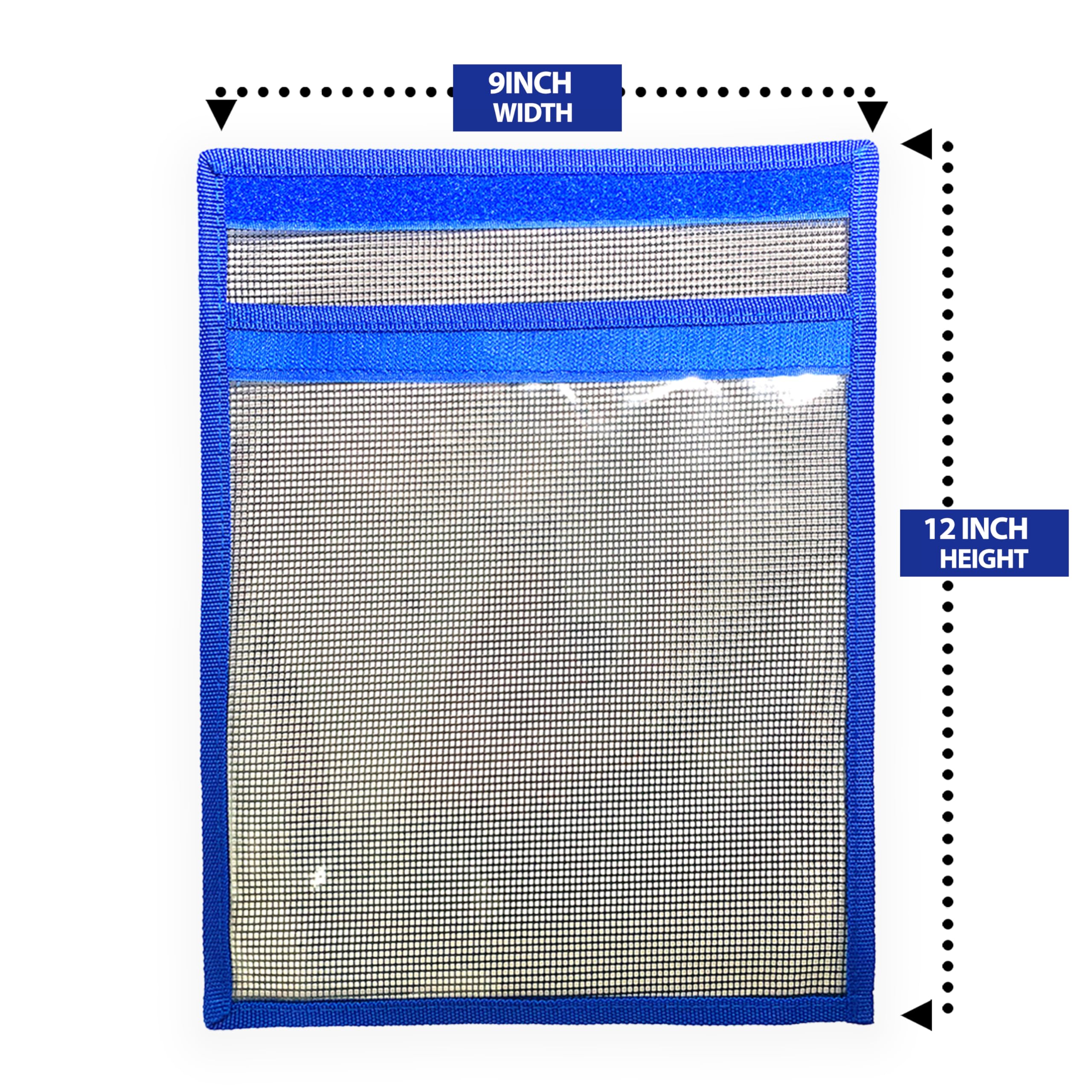 Two-piece blue trolling lure bag for offshore travel and storage