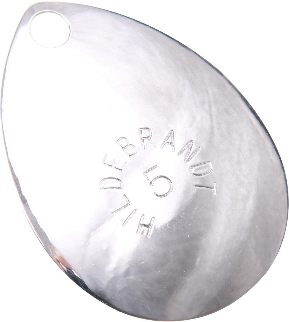 OFT Hildebrandt 5CBN Colorado blades close-up for durable finish and strong lure vibration