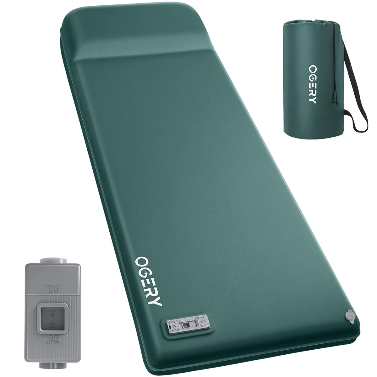 OGERY self-inflating sleeping pad pump-action for effortless setup
